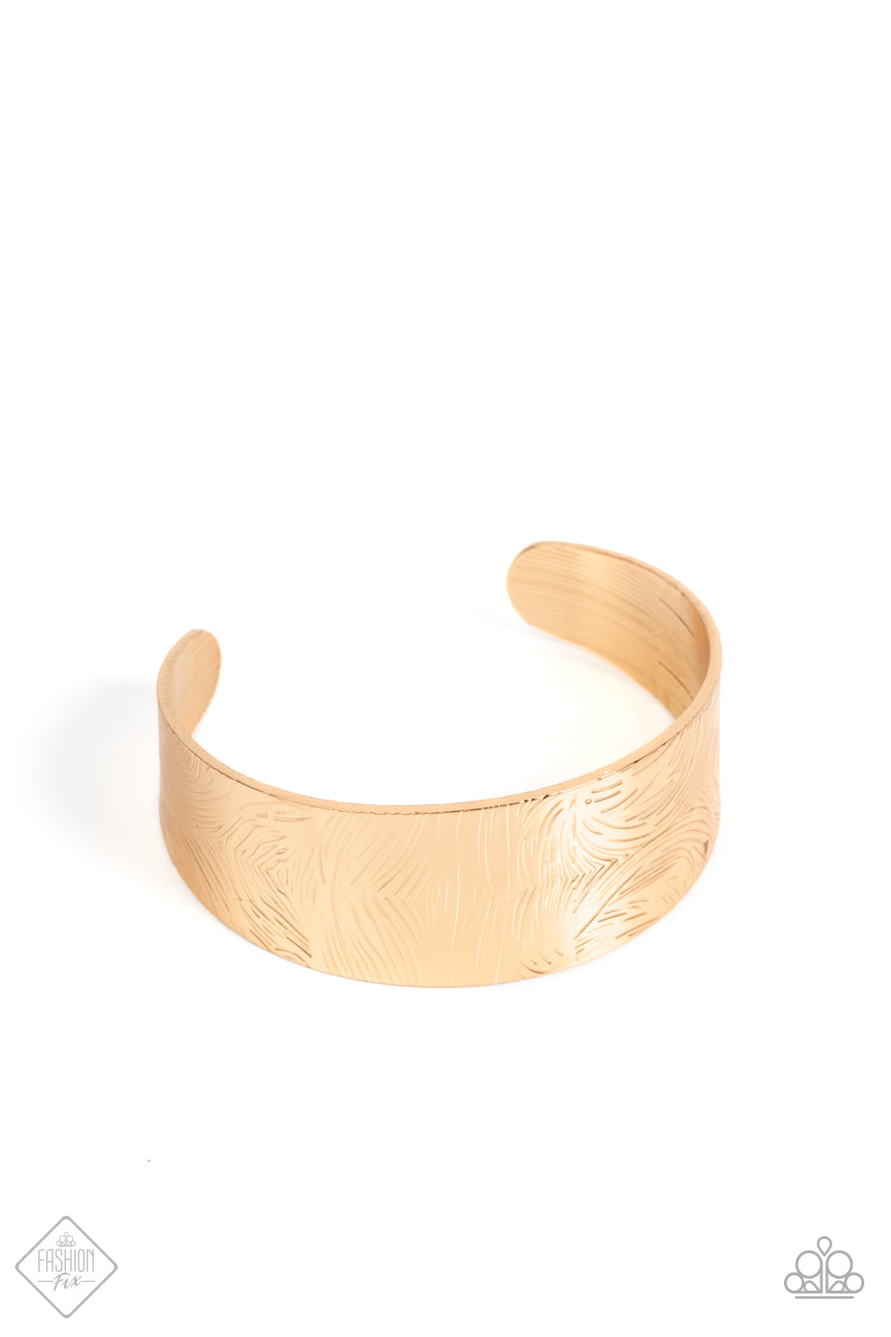 Paparazzi Bracelet -   Coolly Curved - Gold - Fashion Fix