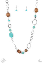 Load image into Gallery viewer, Paparazzi Necklace -  Prairie Reserve - Blue -Fashion Fix

