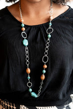 Load image into Gallery viewer, Paparazzi Necklace -  Prairie Reserve - Blue -Fashion Fix
