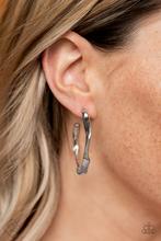 Paparazzi Earrings Fashion Fix - Coveted Curves - Silver