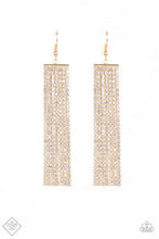 Load image into Gallery viewer, Paparazzi Earrings - Top Down Shimmer - gold

