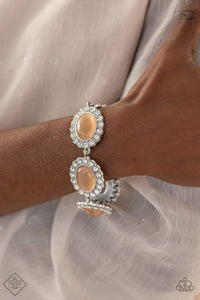 Paparazzi Bracelet -Fashion Fix - Demurely Diva - Orange