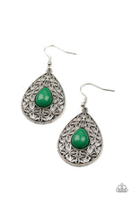 Load image into Gallery viewer, Paparazzi Earrings - Fanciful Droplets - Green
