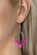 Load image into Gallery viewer, Paparazzi Earrings - Flamboyant Ferocity - Pink
