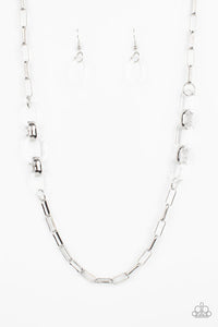 Paparazzi Necklace - Have I Made Myself Clear? - White