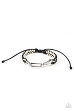 Load image into Gallery viewer, Paparazzi Bracelet - Bungee Bungalow - Black
