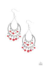 Load image into Gallery viewer, Paparazzi Earrings - Free-Spirited Spirit - Red
