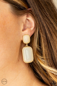 Paparazzi Clip Earrings - Meet Me At The Plaza - Gold