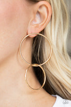 Load image into Gallery viewer, Paparazzi Earrings - City Simplicity - Gold
