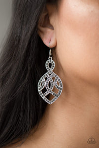 Paparazzi  Earrings - A Grand Statement - Silver