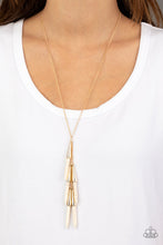 Load image into Gallery viewer, Paparazzi Necklace - PRIMITIVE and Proper - White
