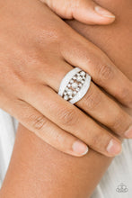Load image into Gallery viewer, Paparazzi Ring - Royal Treasury - White
