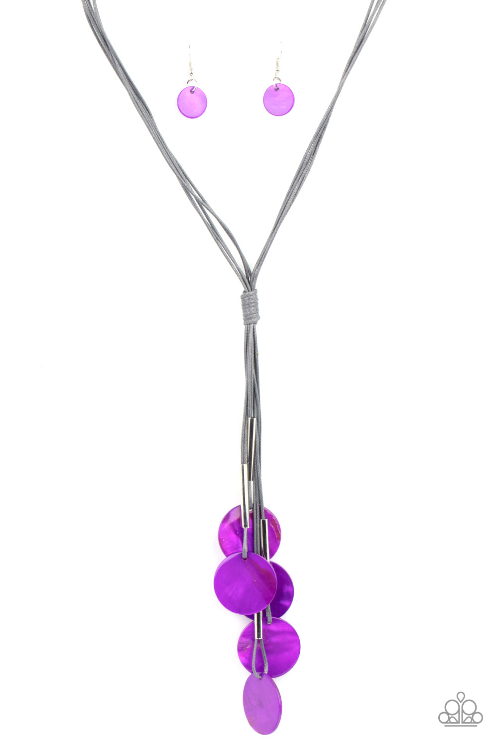 Paparazzi Necklace - Tidal Tassels - Purple