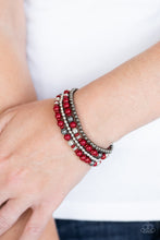 Load image into Gallery viewer, Paparazzi Bracelet - Stacked Style Maker - Red
