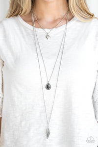 Paparazzi Necklace - Fly The Coop - Black