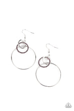 Load image into Gallery viewer, Paparazzi earrings -  In An Orderly Fashion - Purple
