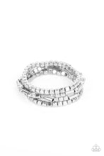 Load image into Gallery viewer, Paparazzi Bracelet - Metro Materials - Silver
