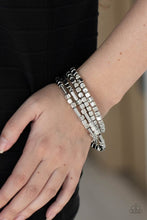 Load image into Gallery viewer, Paparazzi Bracelet - Metro Materials - Silver
